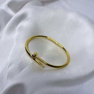 NAIL BANGLE DIAMOND STUDDED BRACELET