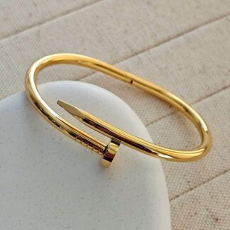 Nail bangle bracelet